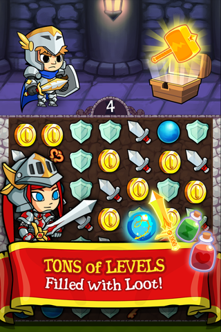 Puzzle Lords - Match-3 Battle RPG Game screenshot 3