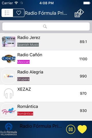 Radio México - Todas las radios en una sola aplicación! - Escucha las mejores radios Mexicanas screenshot 2