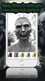 Mask Booth - Transform into a zombie, vampire or scary clown iphone bilder 2