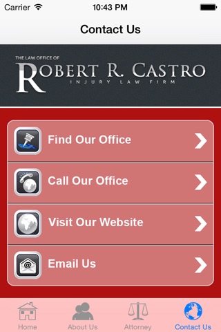 Accident App by Law office of Robert Castro screenshot 2