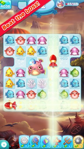 Marine Adventure -- Collect and Match 3 Fish Puzzle Game for TANGOのおすすめ画像4