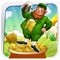 St. Patrick's Day Leprechaun Leaping Over Prize Gold Game PRO