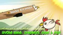 lucky airways vs flying bird, chicken, fish and pig iphone screenshot 1
