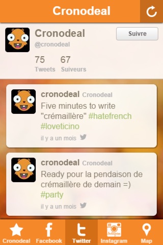 Cronodeal screenshot 2