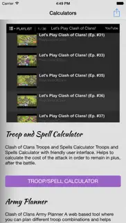 calculators for clash of clans - video guide, strategies, tactics and tricks with calculators iphone screenshot 3