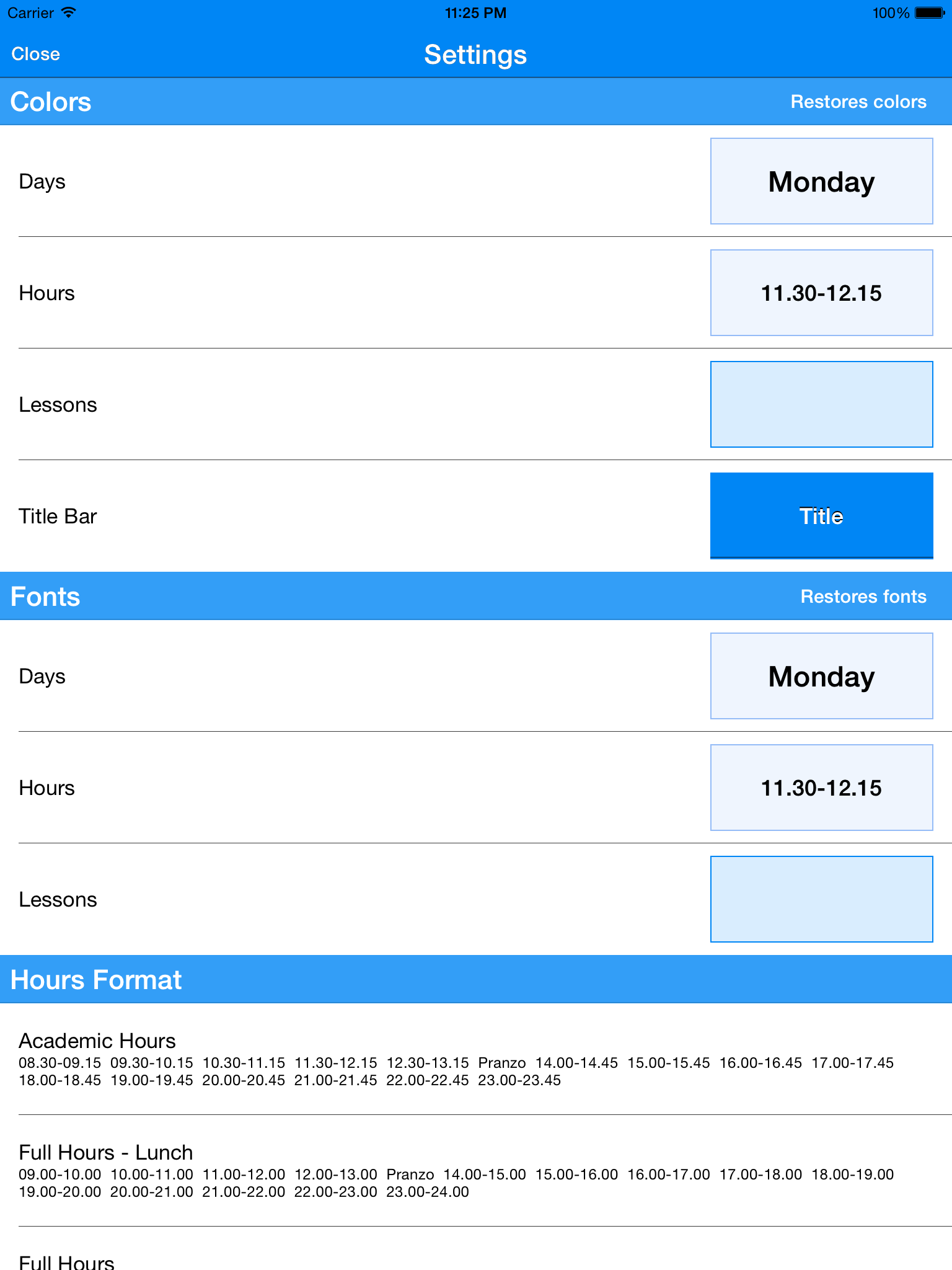 Class Schedule screenshot 10