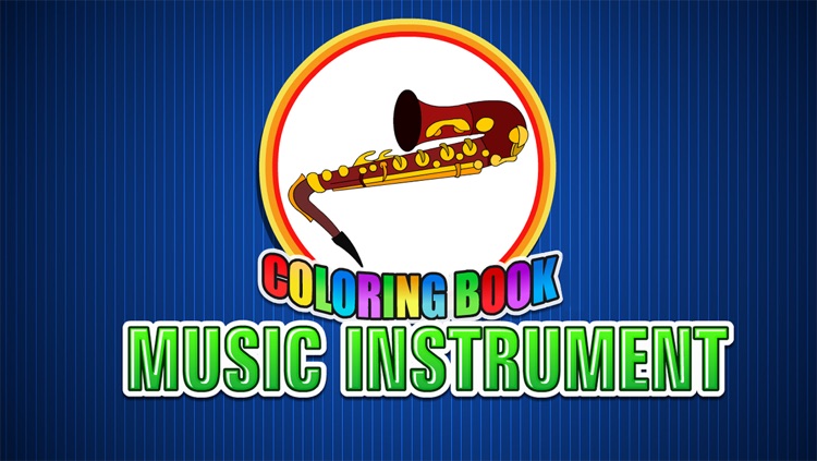 Coloring Book Music Instruments