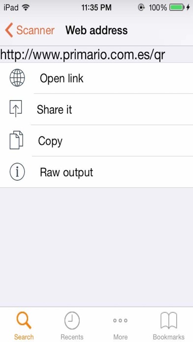 Simple Scan - QR Code Reader and Barcode Scanner App Free iPhone screenshot 3 - Utilities app