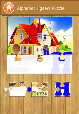 Game screenshot Alphabet Jigsaw Puzzle - Free Puzzle Kids Games mod apk