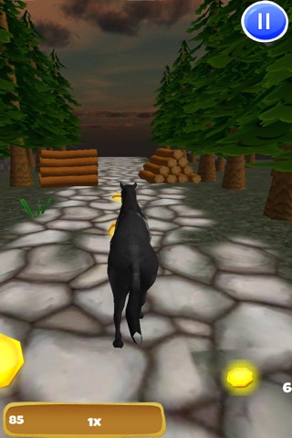 A Black Stallion: 3D Horsey Running Game - FREE Edition screenshot 3