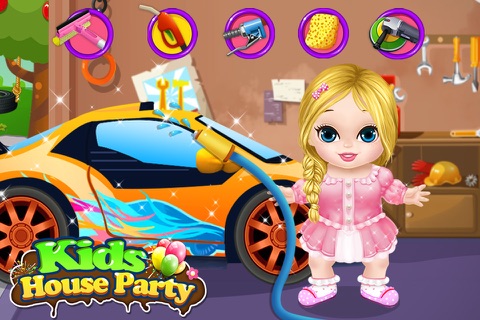 Kids House Party - Playhouse Planner: Fun Cooking, Cleaning & Washing Game screenshot 3