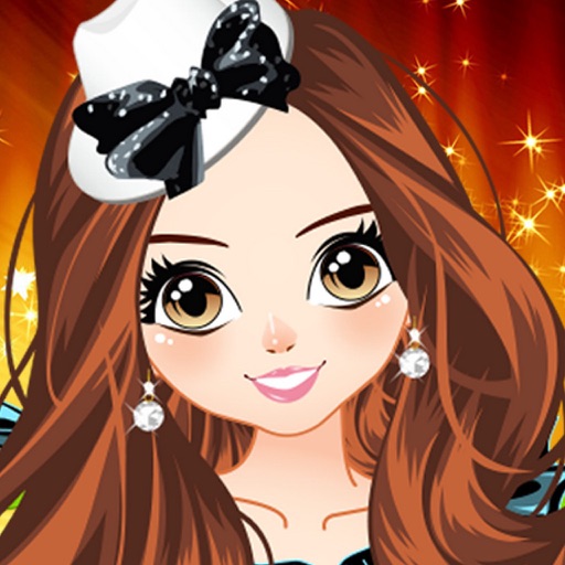 Dress Up Pretty Dancer - Makeover Kid Games for Girls. Fashion makeup for princess girl, fairy star in beauty salon icon