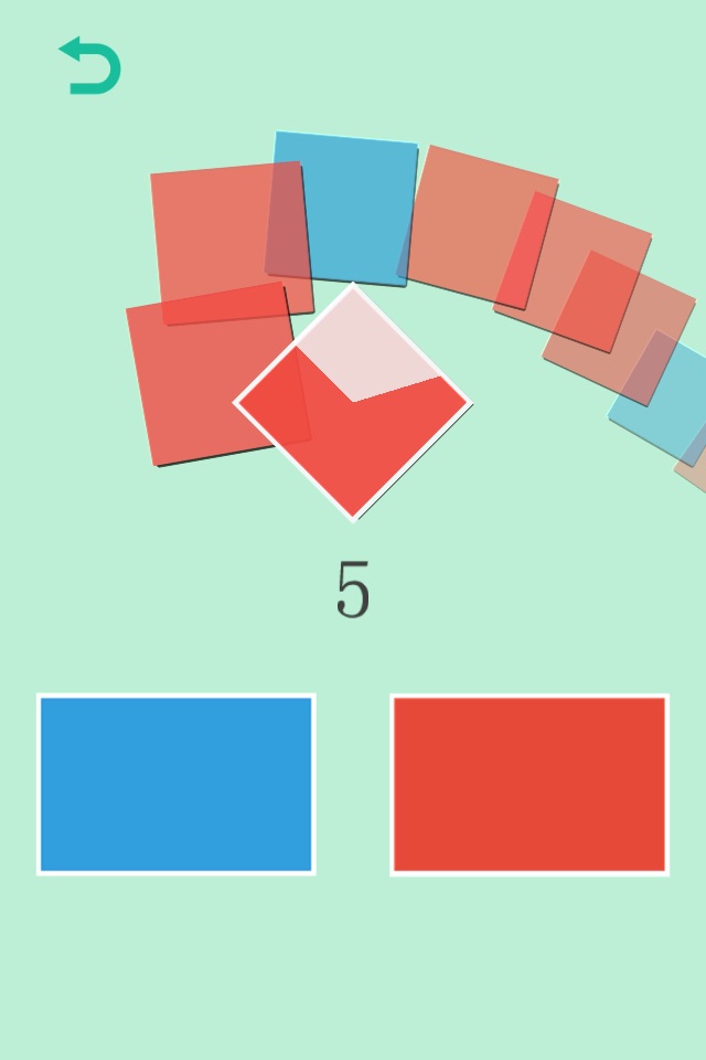 Red vs. Blue - Don't Tap Wrong The Color Tiles screenshot 2