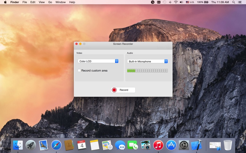 Screenshot #1 pour Screen Recorder - a Screen Recording Tool