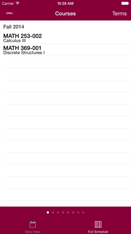 CMU Mobile screenshot-3