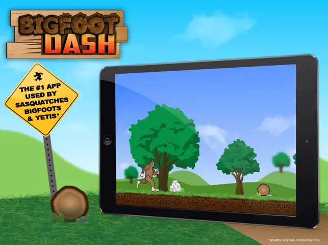 Bigfoot Dash, game for IOS