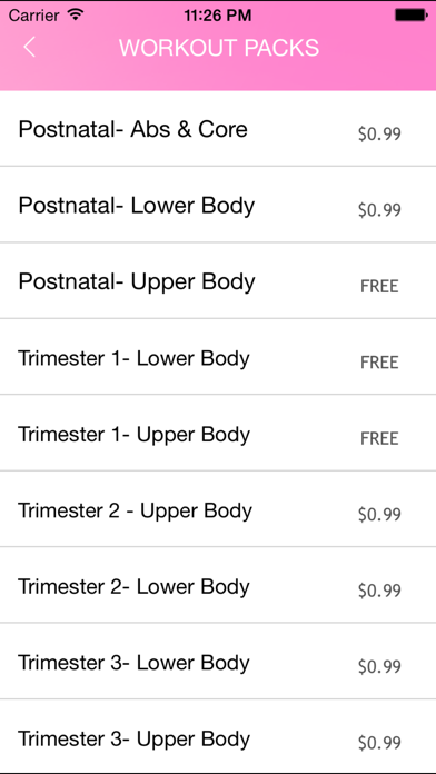 7 Minute Mommy Fitness iPhone screenshot 3 - Health & Fitness app