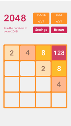 2048 Game: Join the numbers and get to the 2048 tile! screenshot 1