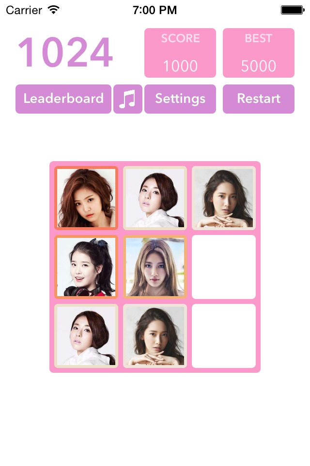 2048 - Female Kpop Edition screenshot 4