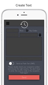 Timed Text Message screenshot