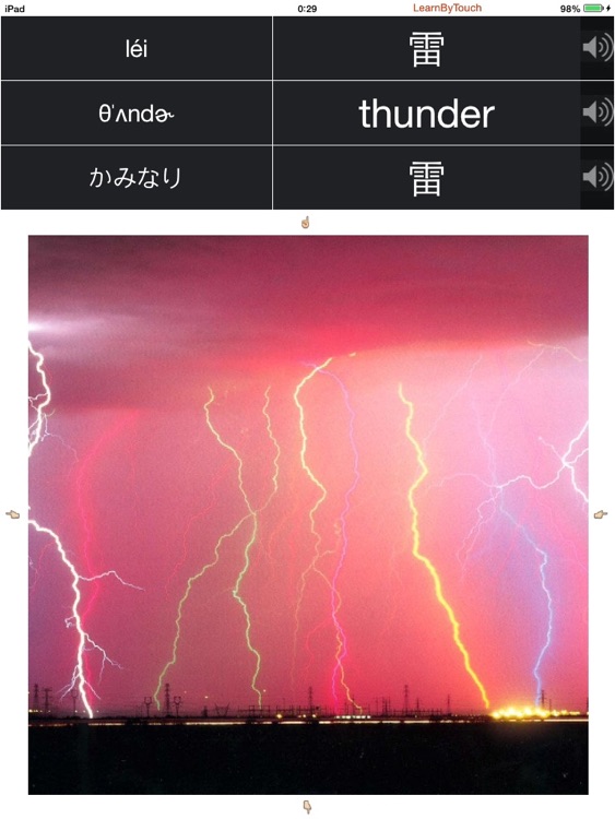 LBT(Learning Weather Words By Touching , Listening and Seeing For Kids) screenshot-4