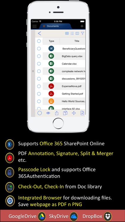 OfficeSurfer Pro: for Office 365 SharePoint mobile client