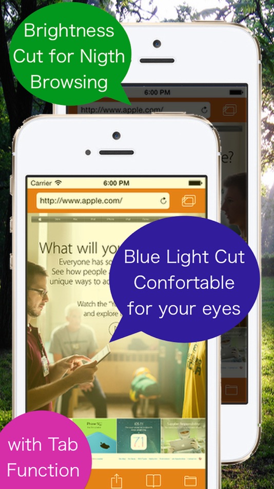 Brightness and Blue Light Cut Browser “AceColor” - 2.1 - (iOS)