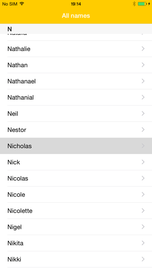 #2. What does MY NAME MEAN? (iOS) 由: Indigo Penguin Limited