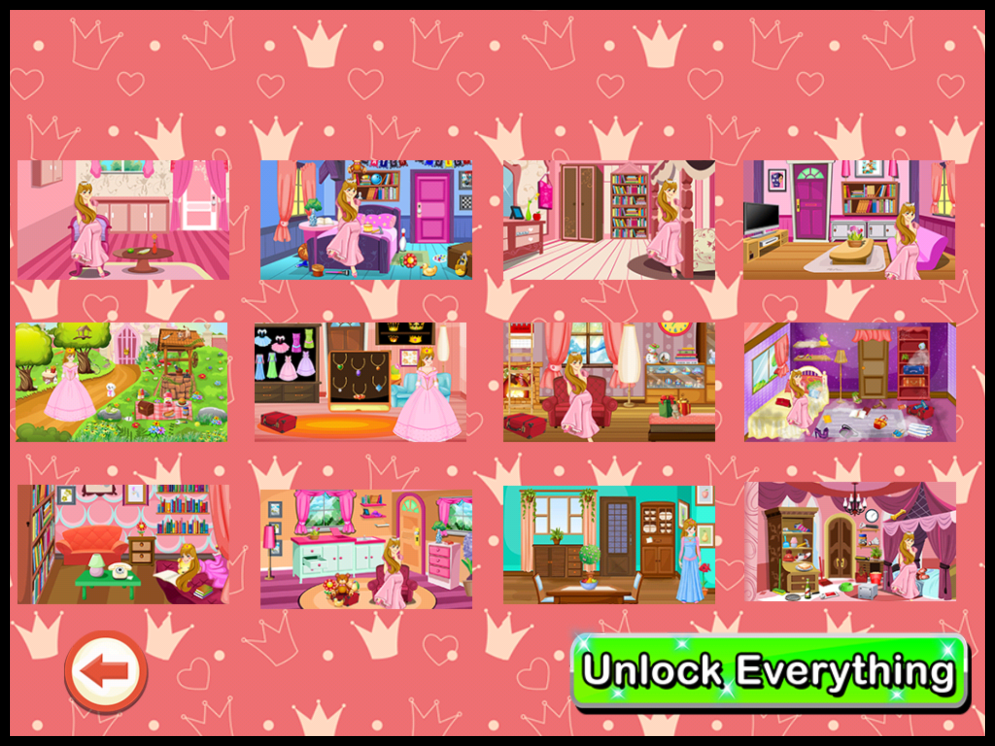A Princess Escape Hidden Objects Puzzle - can you escape the room in this dress up doors games for kids girls screenshot 8