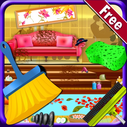 Clean Up The Spa Salon - Free fun washing and cleaning game Icon