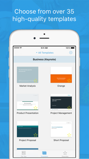 Templates for Keynote Pro Screenshot