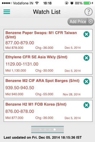 Platts Petrochemicals screenshot 4