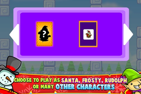 Christmas Race – Fun Flying Santa Claus Game screenshot 3