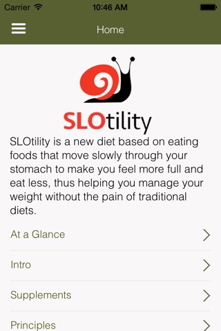 SLOtility - The World's First Crowdsourced Diet screenshot 3