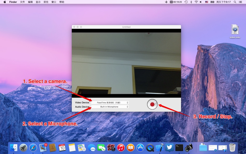 CamRecorder - A Simple Camera Recorder. - 1.0 - (macOS)