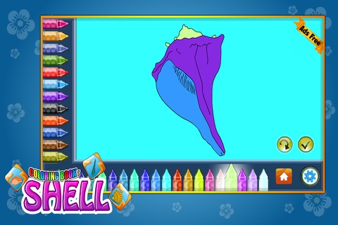 Coloring Book Shell screenshot 2