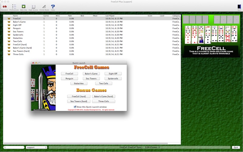 freecell plus iphone screenshot 2