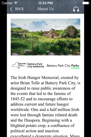 Irish Hunger Memorial screenshot 2