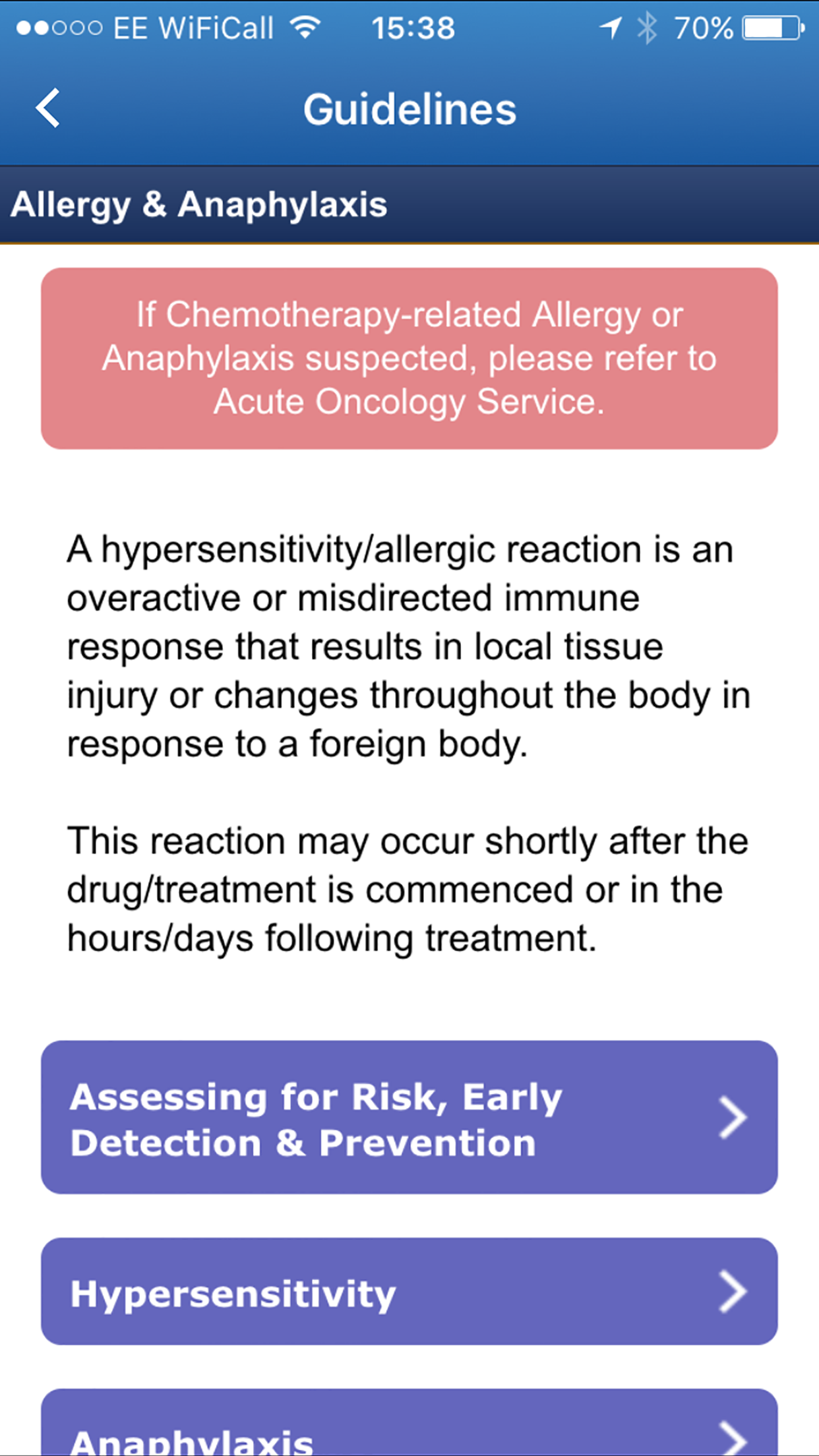 London Cancer Alliance Acute Oncology Guidelines 2.0