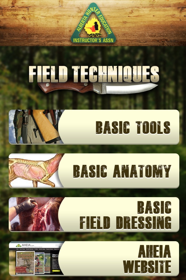 AHEIA Field Techniques screenshot 2