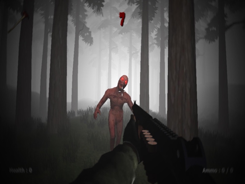 Scary horror apocalypse masacre : Undead zombie hunter survival mission in dark nightmare forest of terror screenshot 3