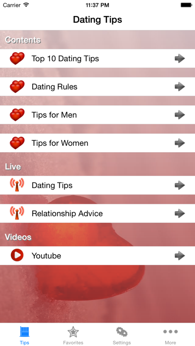 How to cancel & delete Dating Advice Free from iphone & ipad 1