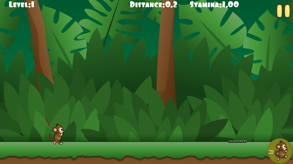 #3. Monkey Run - The Endless Marathon Game (iOS) Podle: Alpar Gal