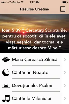 Game screenshot Resurse Crestine - Audio, Video, Scriptura Zilnica, Cantari, Filme mod apk