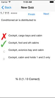 airbus a320/a321 - question bank - type rating exam quizzes iphone screenshot 2