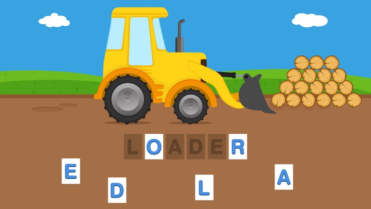 First Words Trucks and Things That Go - Educational Alphabet Shape