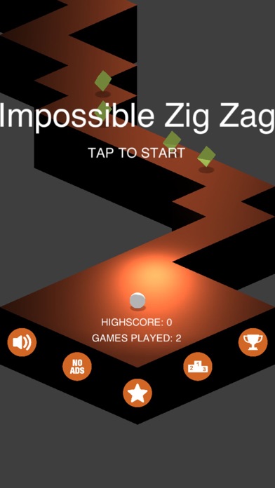 Impossible Zig-Rush On The Go Endless Arcade Gameのおすすめ画像1