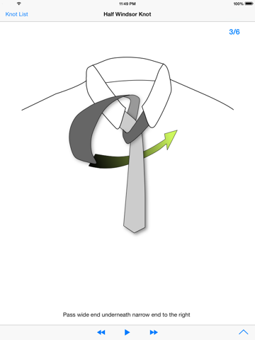Screenshot #4 pour vTie Premium - guide de cravate - tie a tie guide with style for occasions like a business meeting, interview, wedding, party