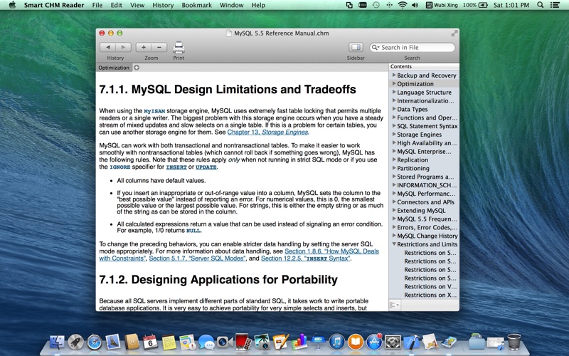 Screenshot #1 pour Smart CHM Reader - A Little CHM Reader