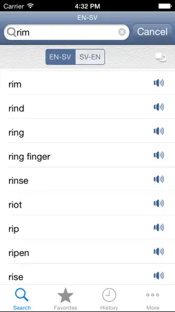 Swedish<>English Dictionary screenshot 3